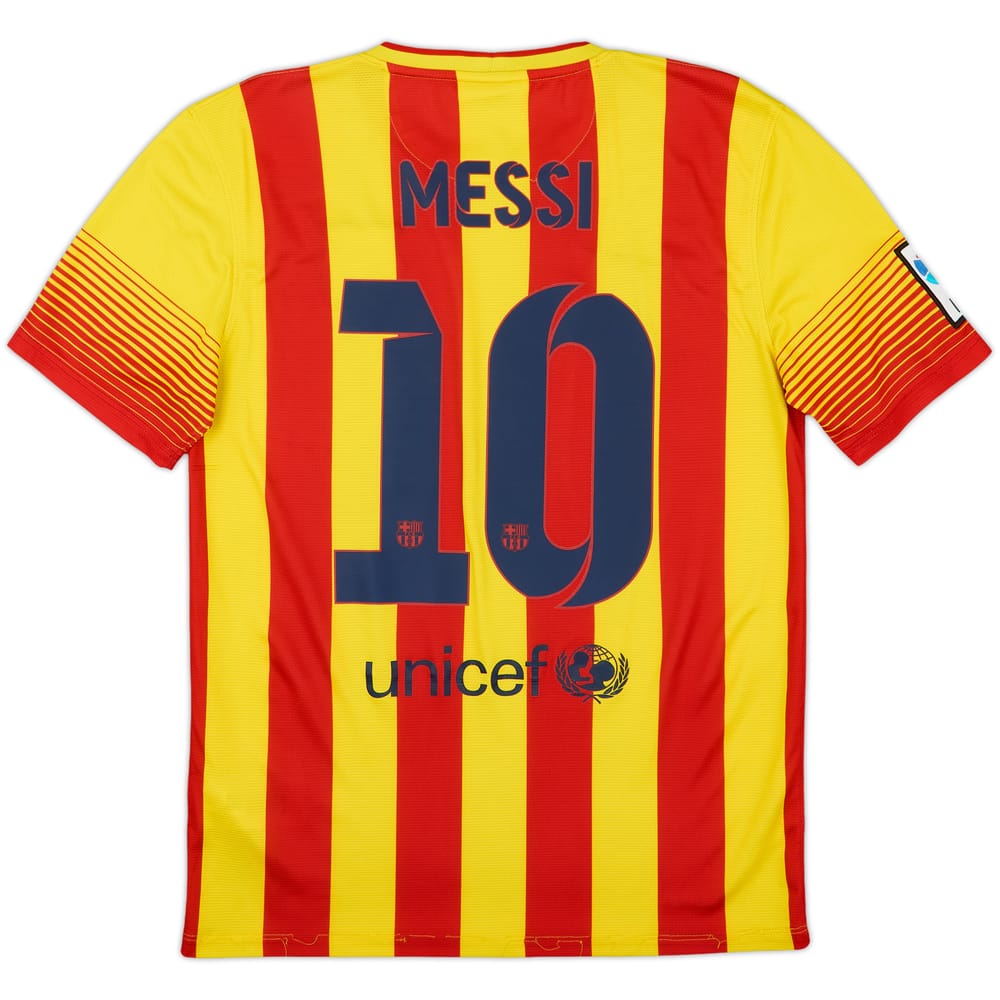 2013-15 Barcelona Away Shirt Messi #10 - 6/10 - (S)
