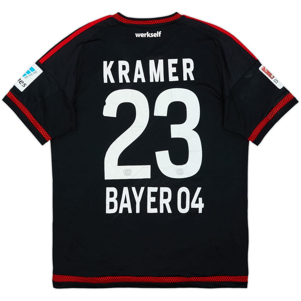 2015-16 Bayer Leverkusen Home Shirt Kramer #23 - 4/10 - (L)