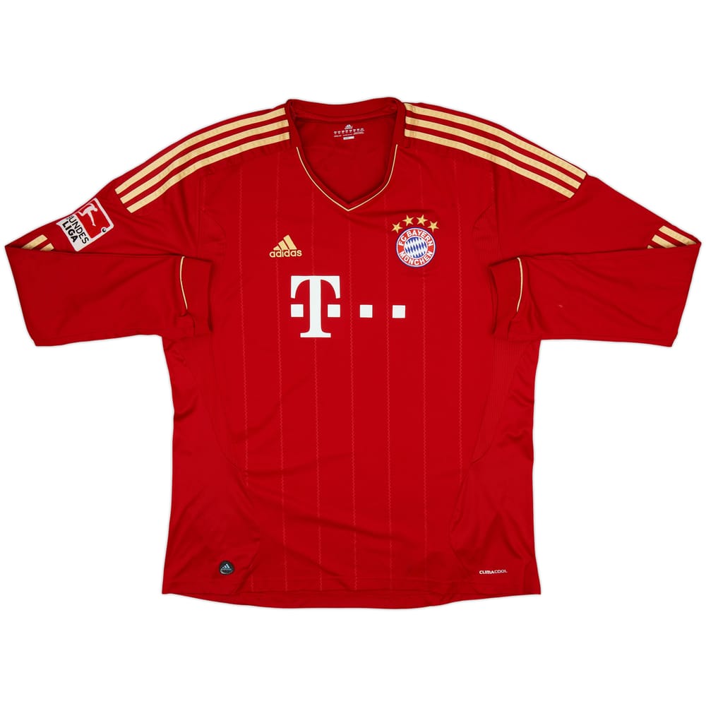 2011-13 Bayern Munich Home L/S Shirt - 5/10 - (XXL)