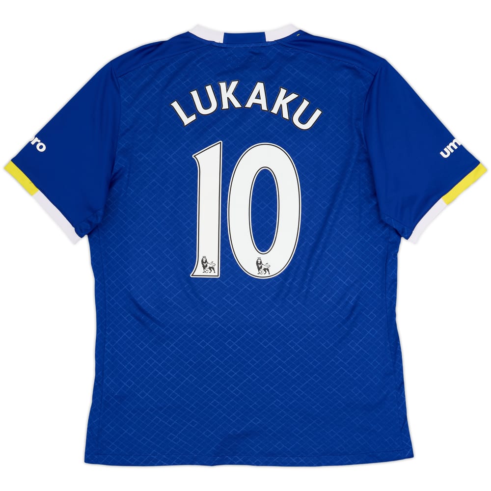 2016-17 Everton Home Shirt Lukaku #10 - 8/10 - (L)