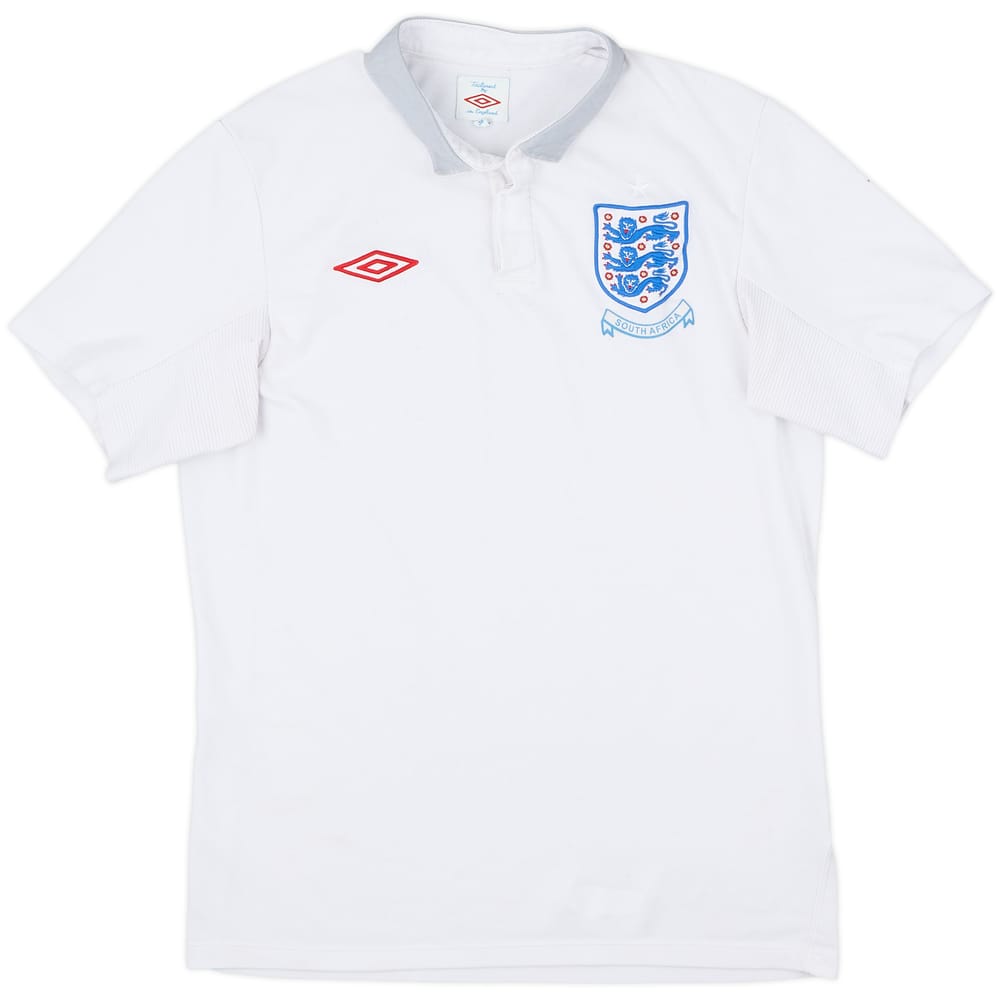 2009-10 England Home Shirt - 5/10 - (M)