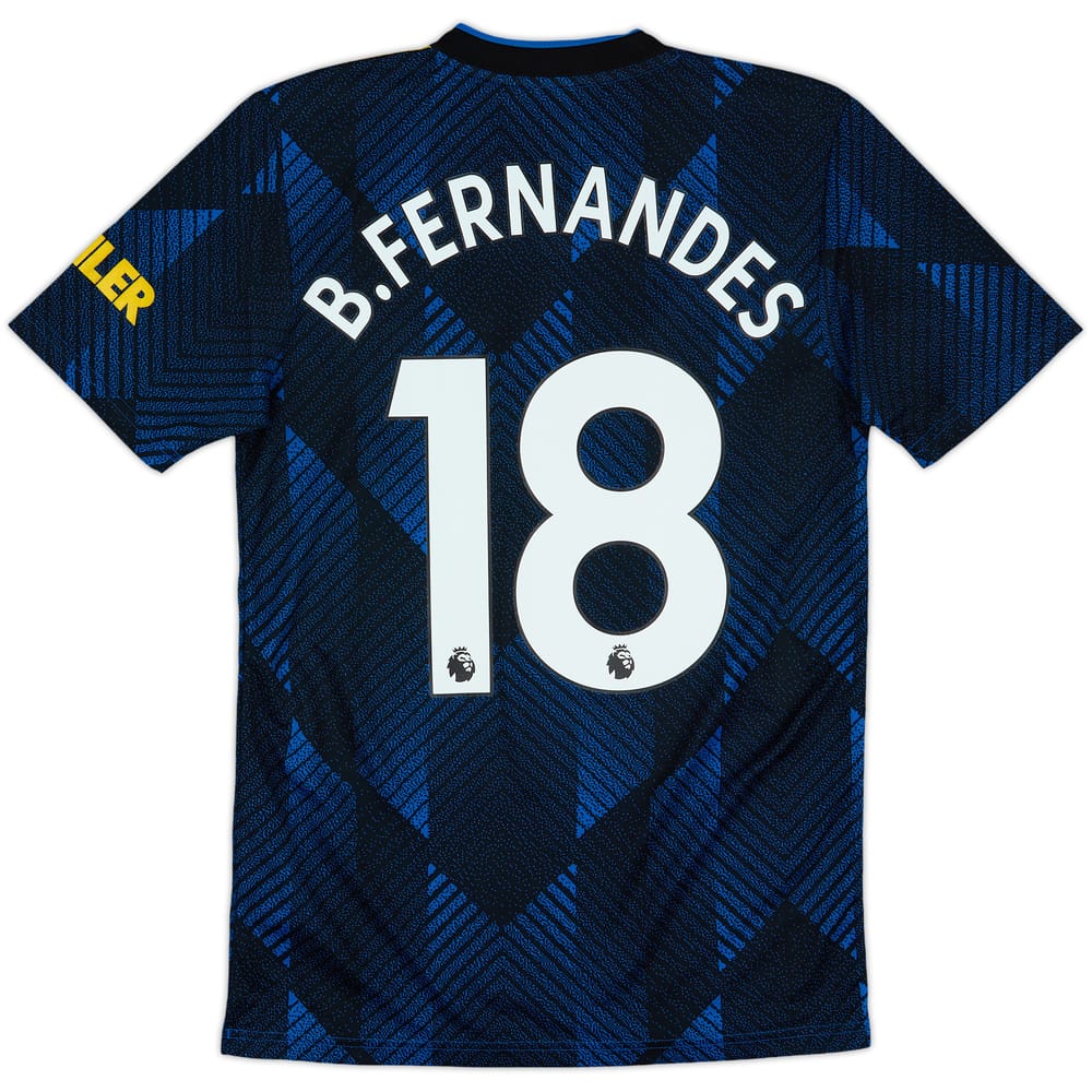 2021-22 Manchester United Third Shirt B.Fernandes #18 - 10/10 - (XS)