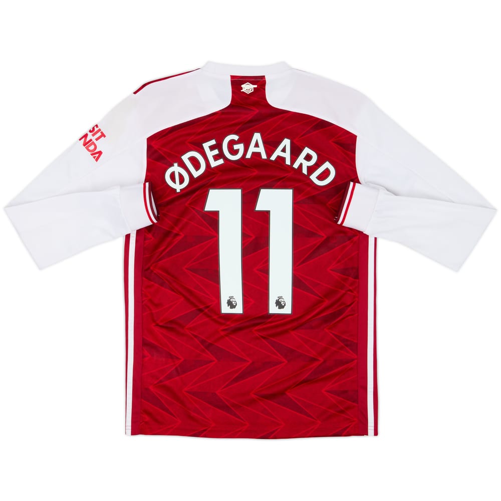 2020-21 Arsenal Home L/S Shirt Odegaard #11 - 8/10 - (S)