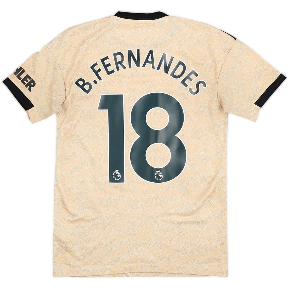 2019-20 Manchester United Away Shirt B.Fernandes #18 - 7/10 - (XS)