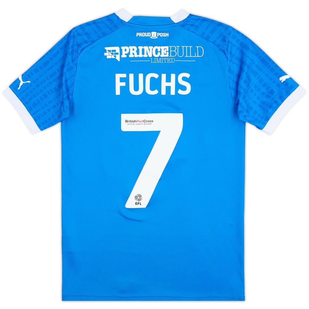 2022-23 Peterborough United Home Shirt Fuchs #7 - 6/10 - (S)