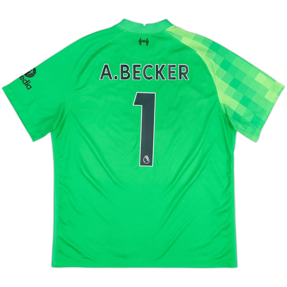 2021-22 Liverpool GK Shirt A.Becker #1 - 6/10 - (XL)