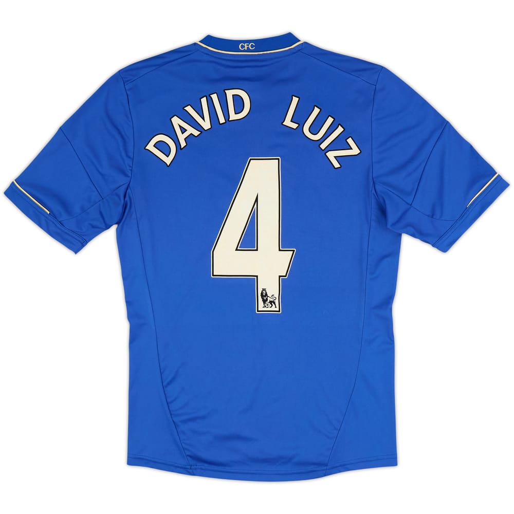 2012-13 Chelsea Home Shirt David Luiz #4 - 5/10 - (S)