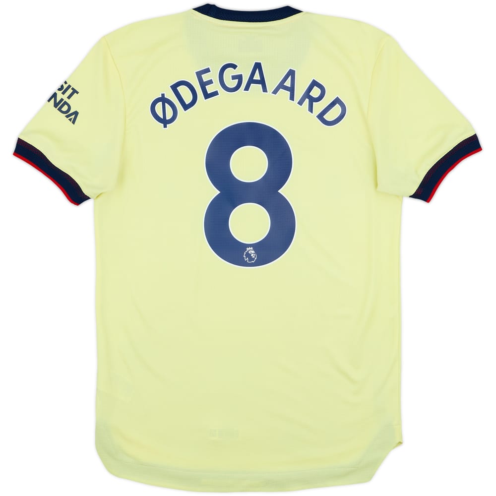2021-22 Arsenal Authentic Away Shirt Odegaard #8 - 9/10 - (S)
