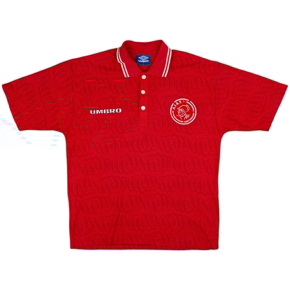 1998-99 Ajax Umbro Polo Shirt - 7/10 - (L)