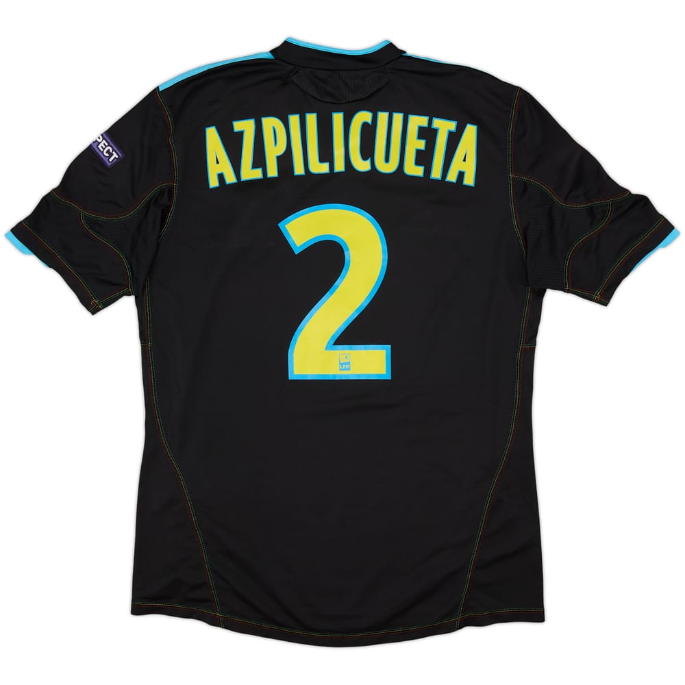 2010-11 Olympique Marseille Third Shirt Azpilicueta #2 - 7/10 - (L)