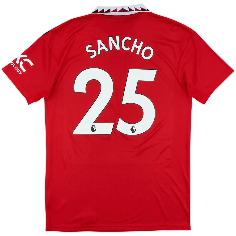 2022-23 Manchester United Home Shirt Sancho #25 - 10/10 - (M)