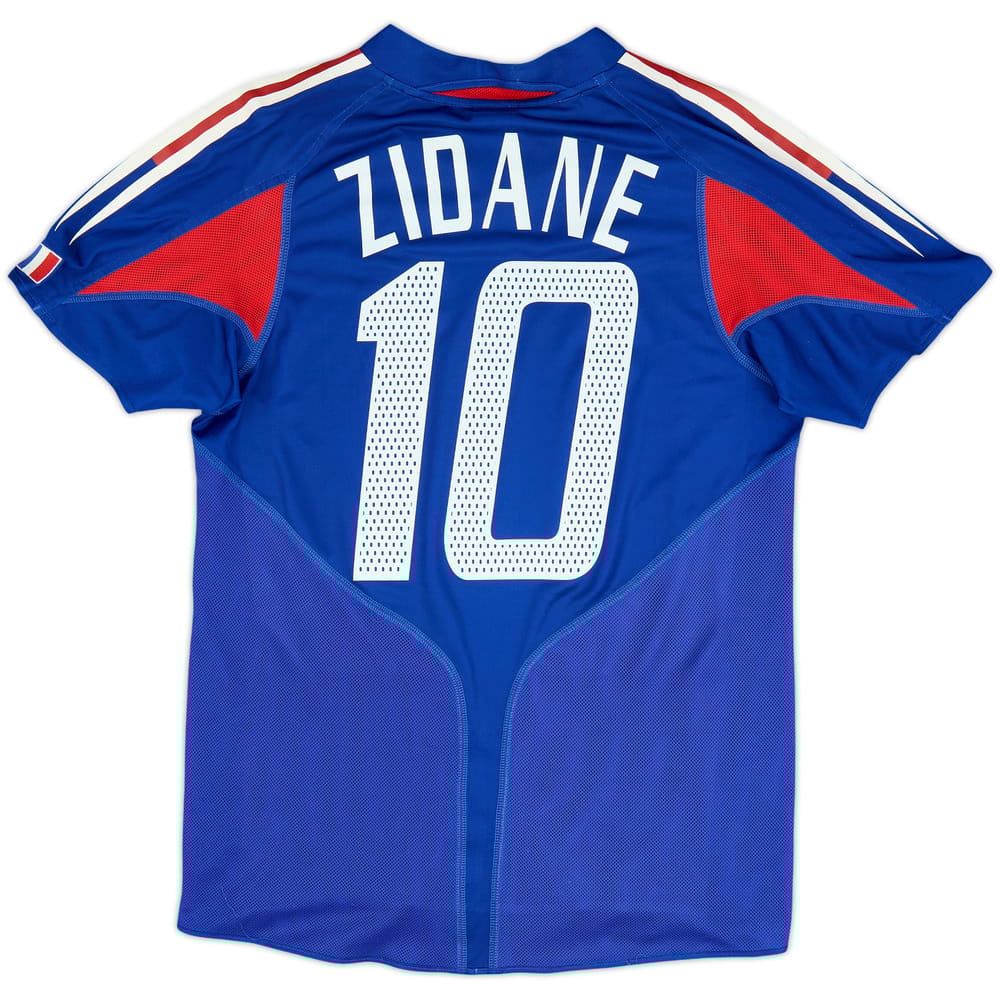 2004-06 France Home Shirt Zidane #10 - 8/10 - (XL.Boys)