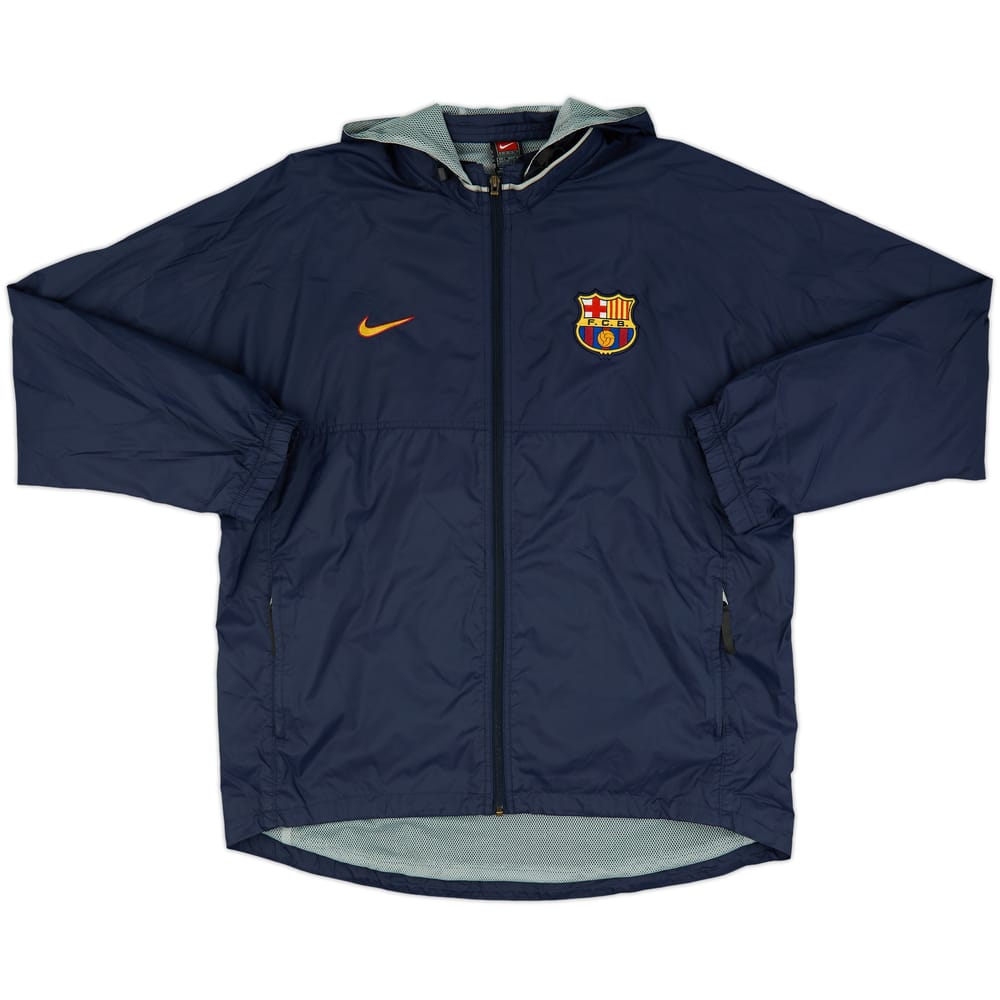 2000-01 Barcelona Nike Hooded Track Jacket - 5/10 - (L)