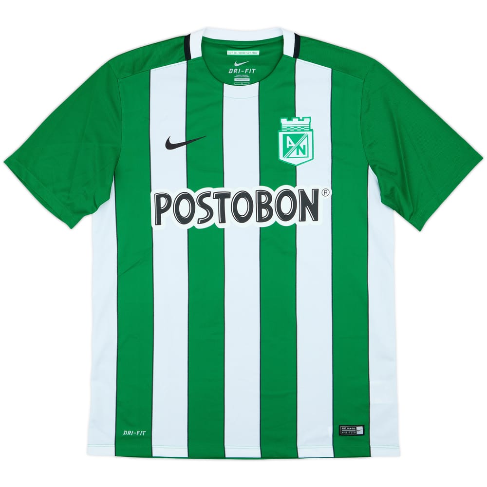 2015-16 Atletico Nacional Home Shirt - 9/10 - (L)