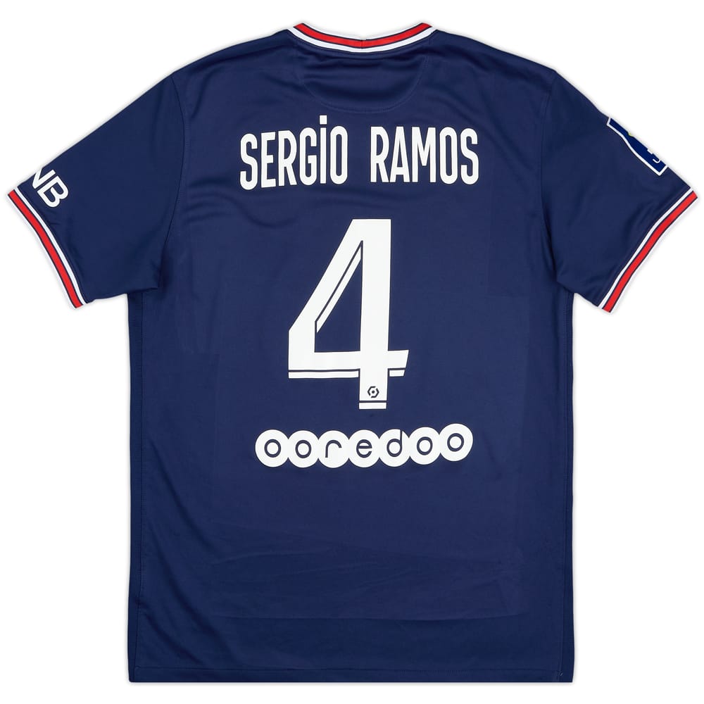 Camiseta de local del Paris Saint-Germain 2021-22 Sergio Ramos #4 - 7/10 - (M)