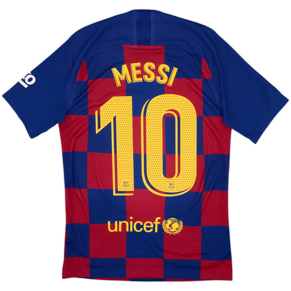 2019-20 Barcelona Authentic Home Shirt Messi #10 - 8/10 - (S)