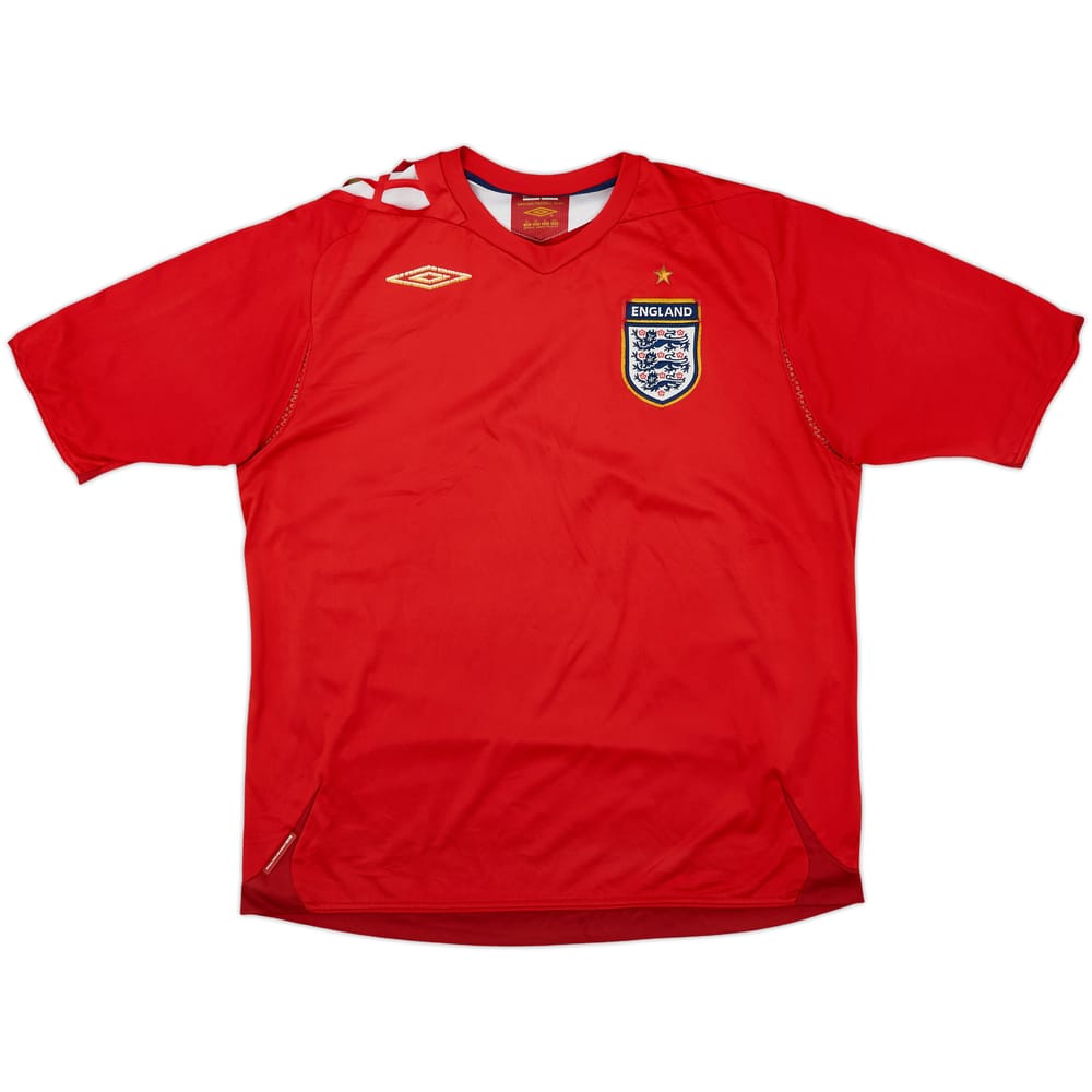 2006-08 England Away Shirt - 5/10 - (XL)