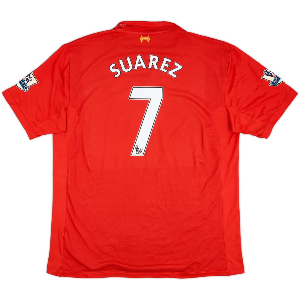 2012-13 Liverpool Home Shirt Suarez #7 - 7/10 - (3XL)