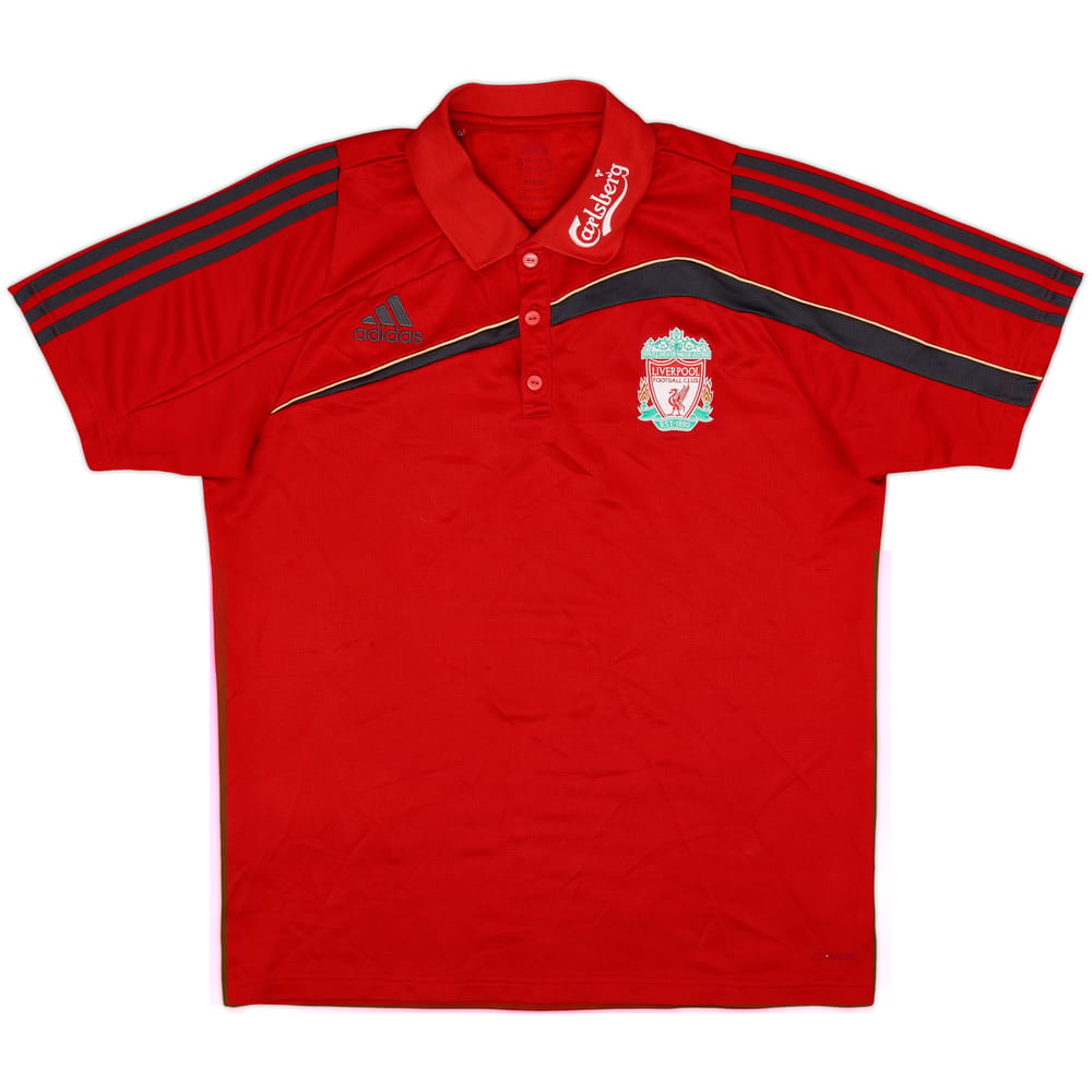 2009-10 Liverpool adidas Polo Shirt - 7/10 - (L)