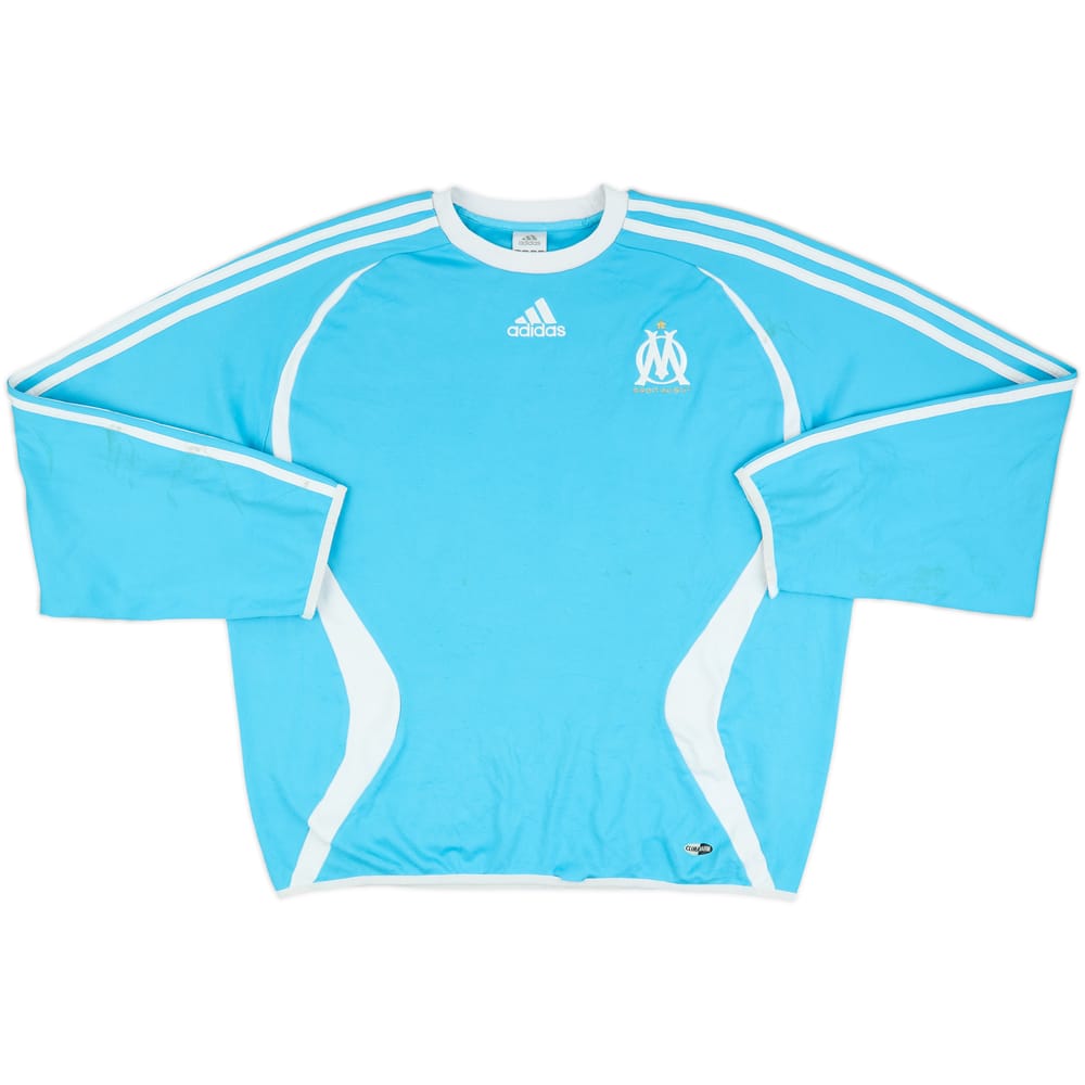 2006-07 Olympique Marseille adidas Sweat Top - 5/10 - (L)