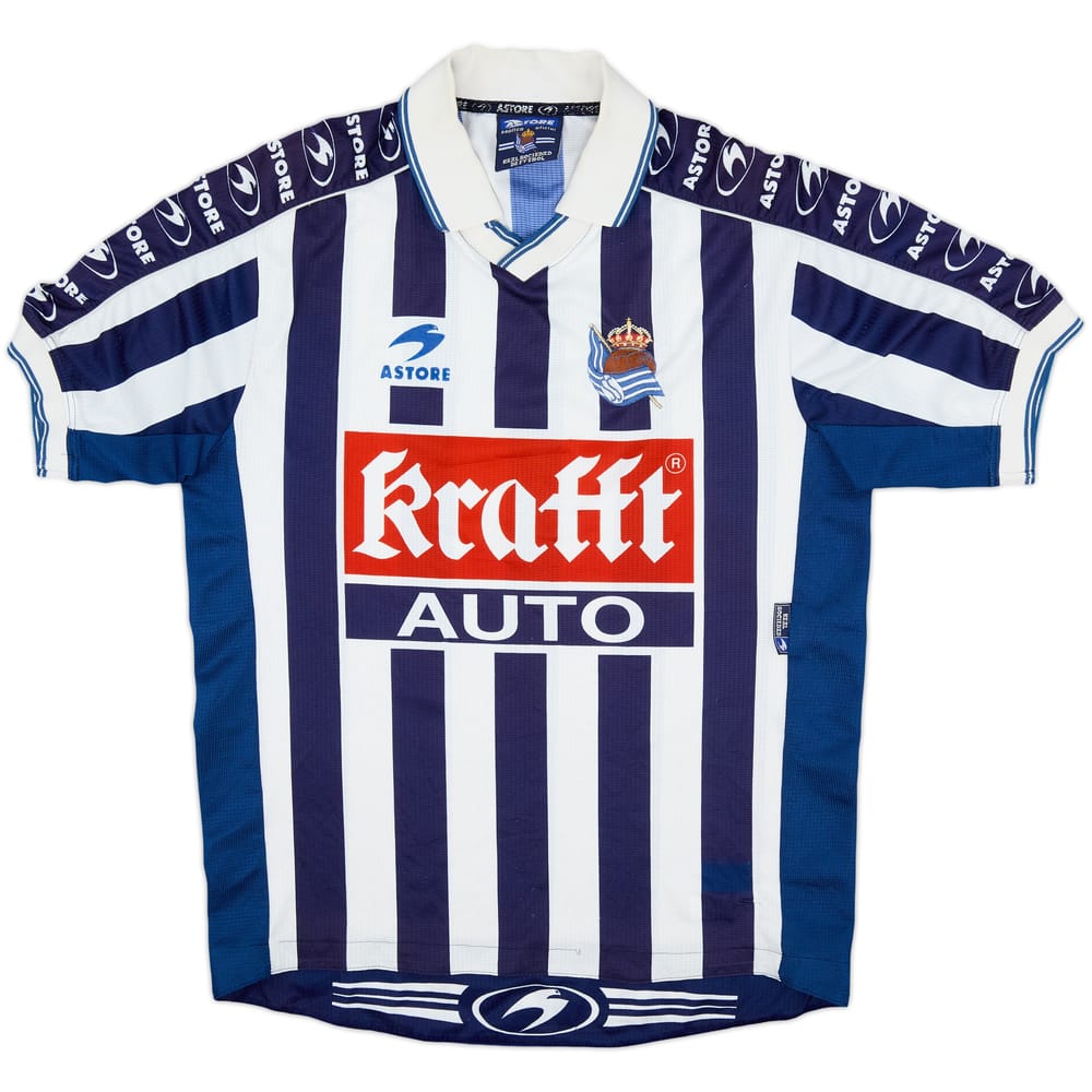 1998-00 Real Sociedad Home Shirt - 5/10 - (M)