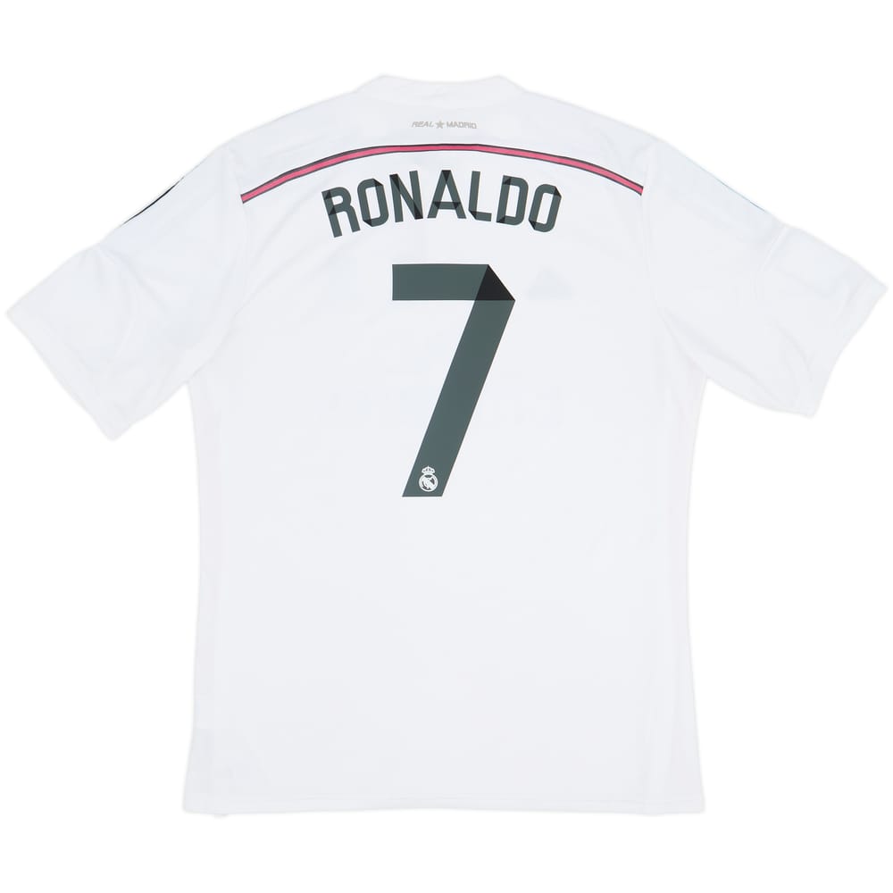 2014-15 Real Madrid Home Shirt Ronaldo #7 - 6/10 - (XL)