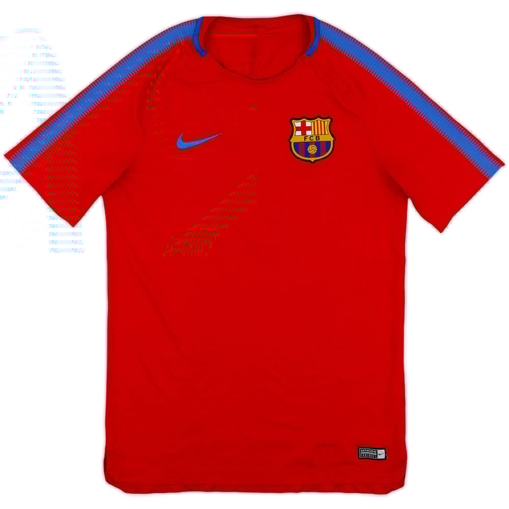 2017-18 Barcelona Nike Training Shirt - 8/10 - (M)