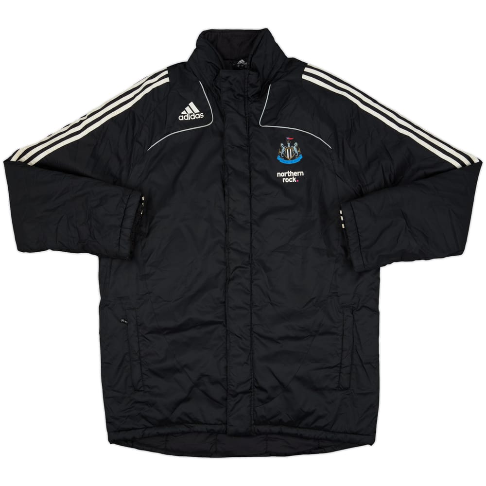 2008-09 Newcastle adidas Padded Bench Coat - 7/10 - (L)
