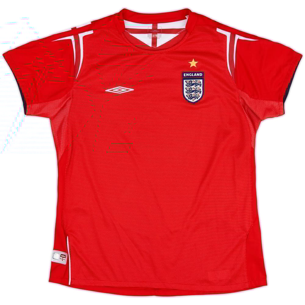 2004-06 Inglaterra Camiseta de visitante - 9/10 - (de mujer M)