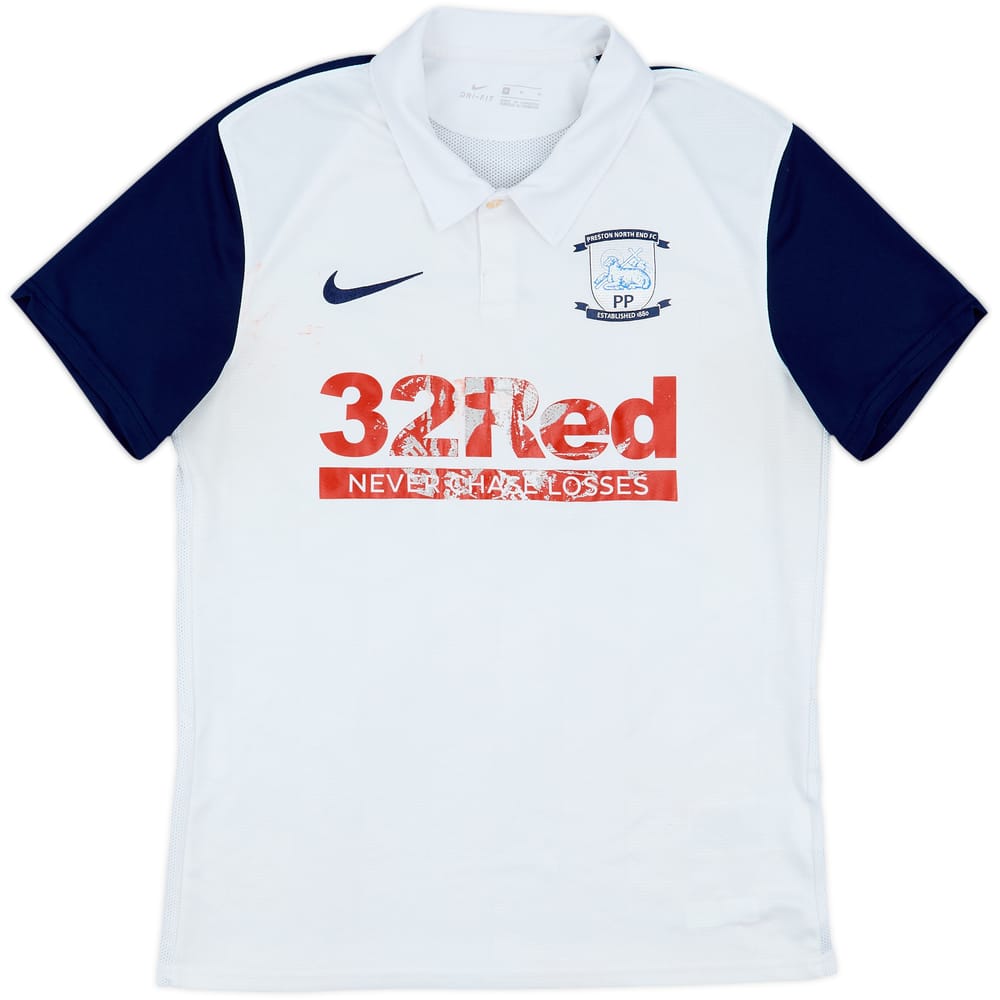 2020-21 Preston North End Home Shirt - 4/10 - (M)