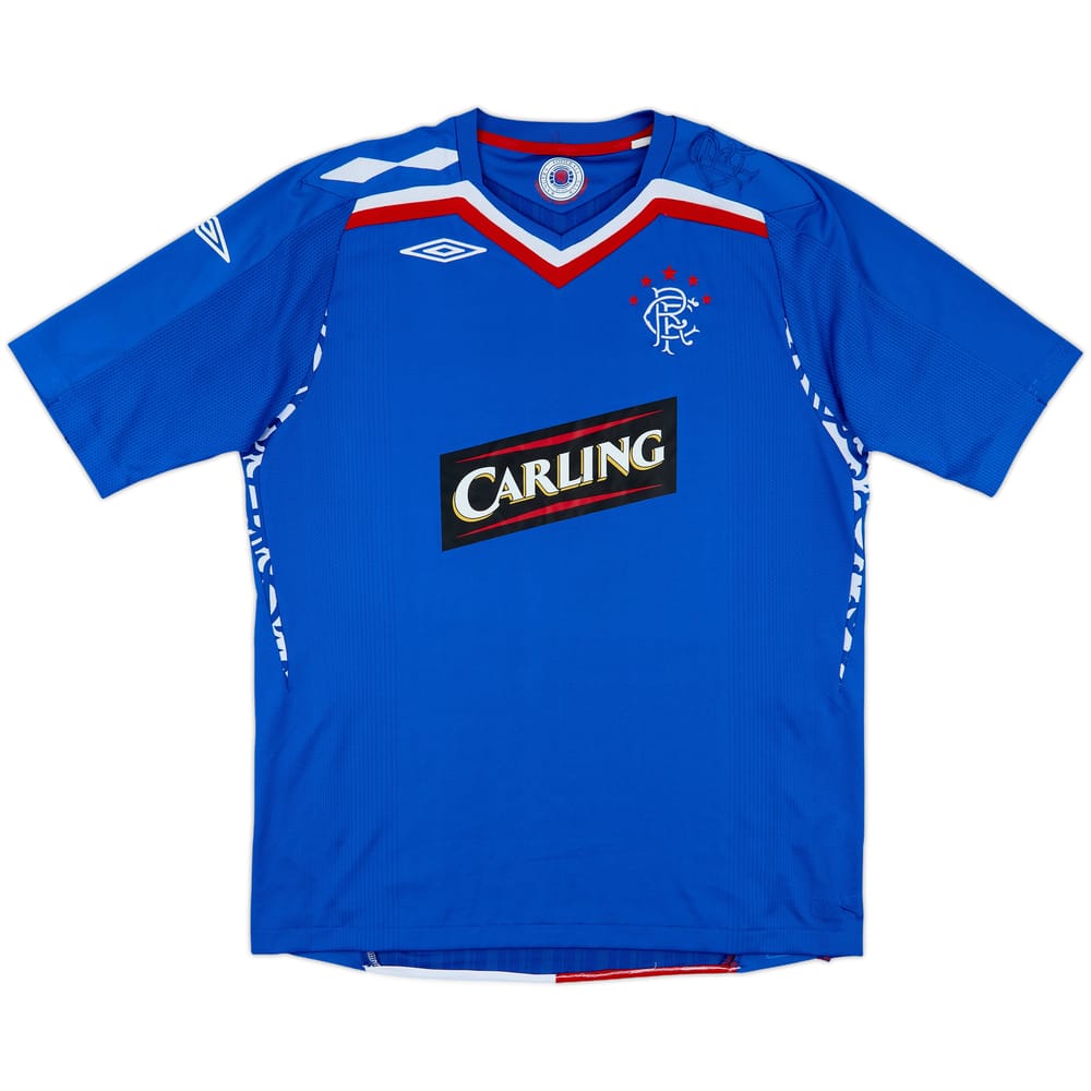 2007-08 Rangers Home Shirt - 8/10 - (L)