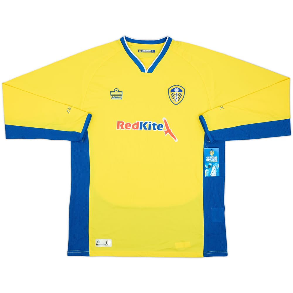 Camiseta de manga larga de visitante del Leeds United 2007-08 (L)