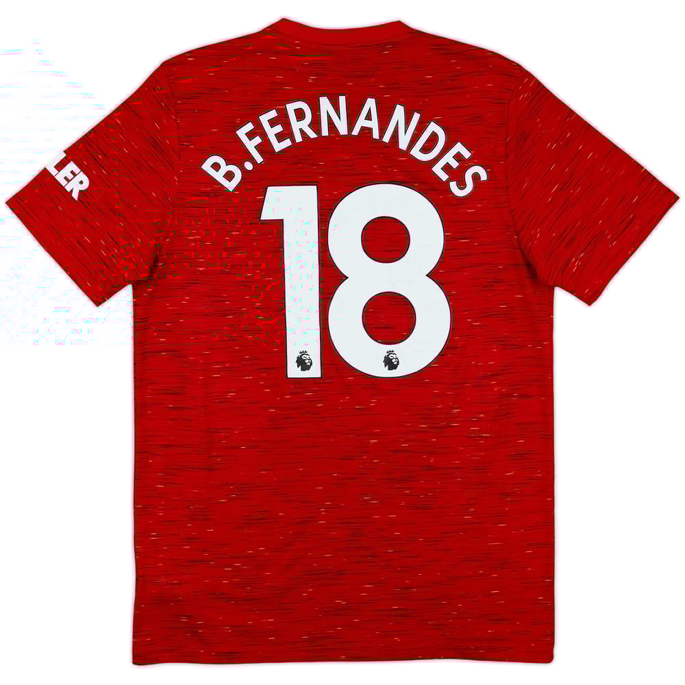 2020-21 Manchester United Home Shirt B.Fernandes #18 - 6/10 - (M)