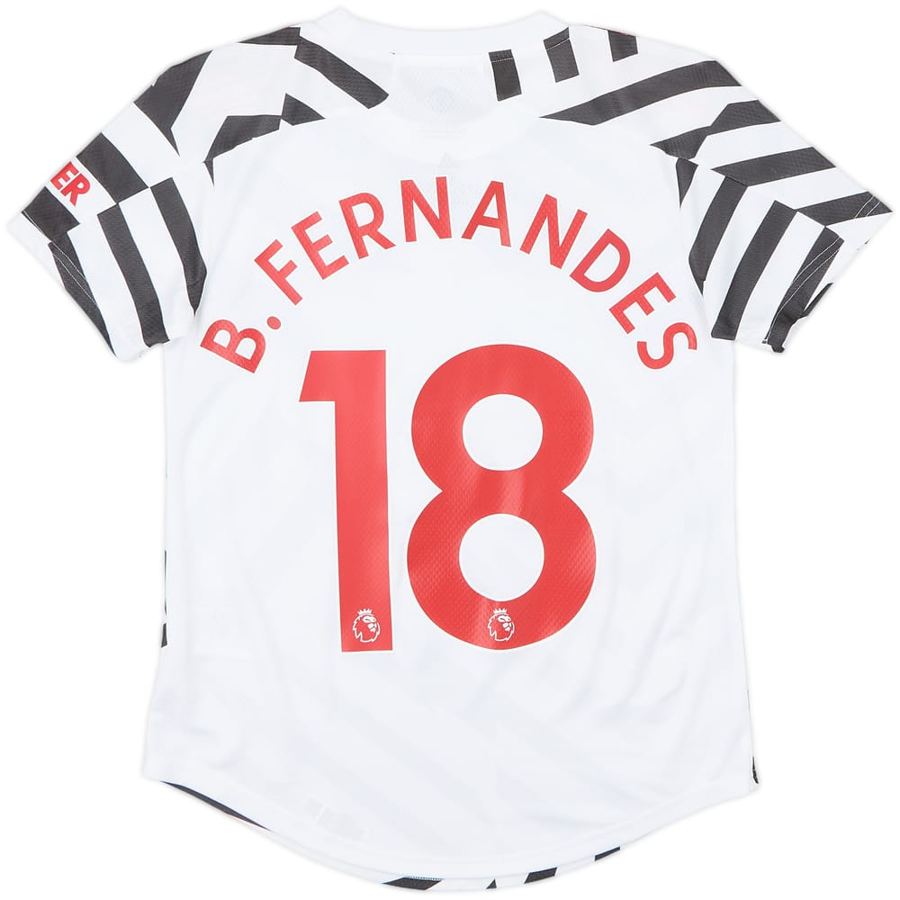 2020-21 Manchester United Third Shirt B.Fernandes #18 - 10/10 - (Women's XS)