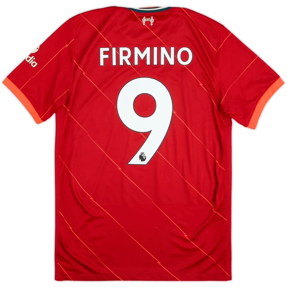 2021-22 Liverpool Home Shirt Firmino #9 - 7/10 - (M)