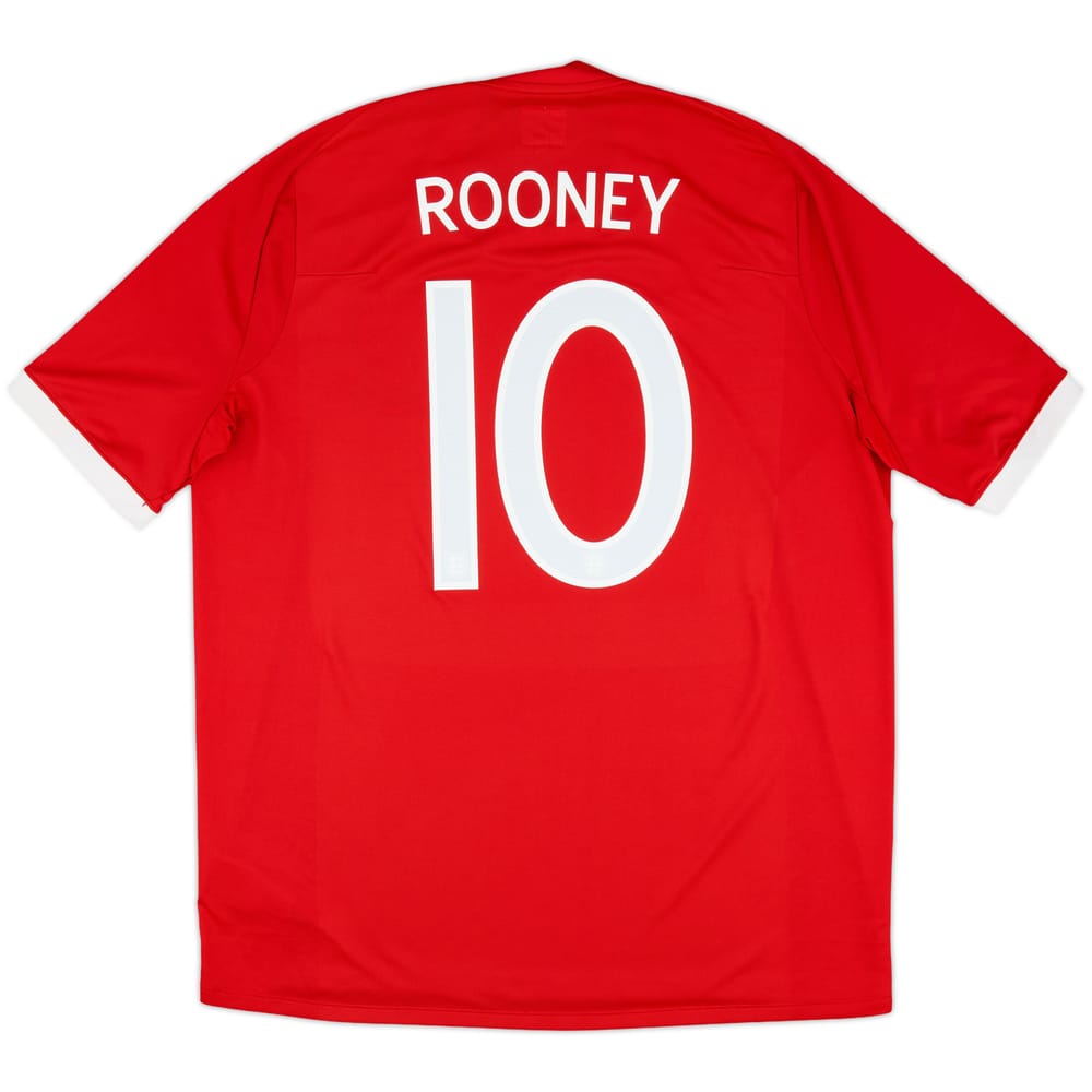 2010-11 England 'South Africa' Away Shirt Rooney #10 - 9/10 - (XL)