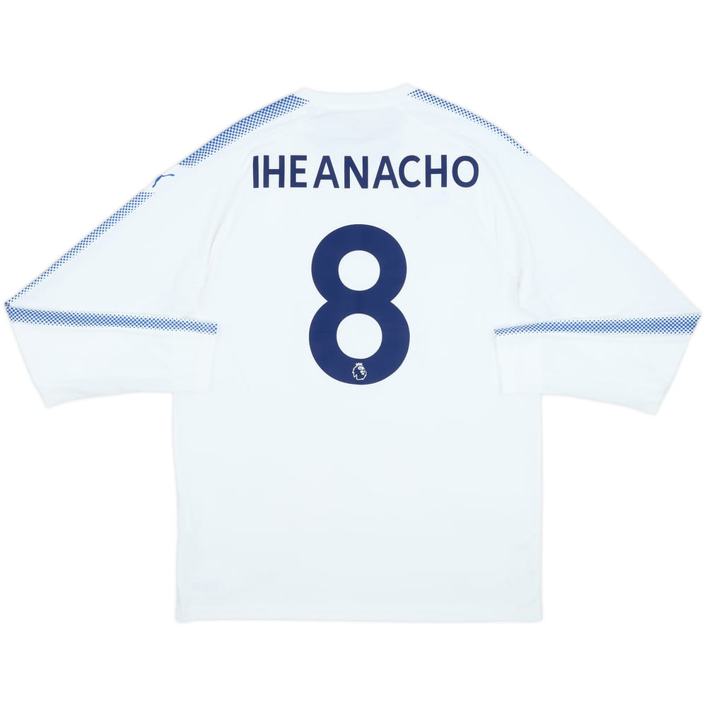 2017-18 Leicester Third L/S Shirt Iheanacho #8 - 7/10 - (L)