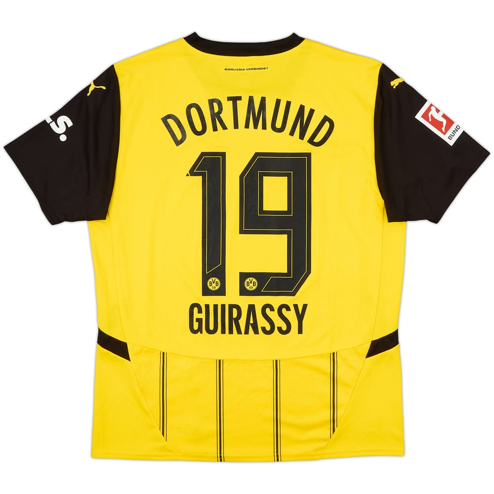 2024-25 Borussia Dortmund Home Shirt Guirassy #19 - 8/10 - (L)