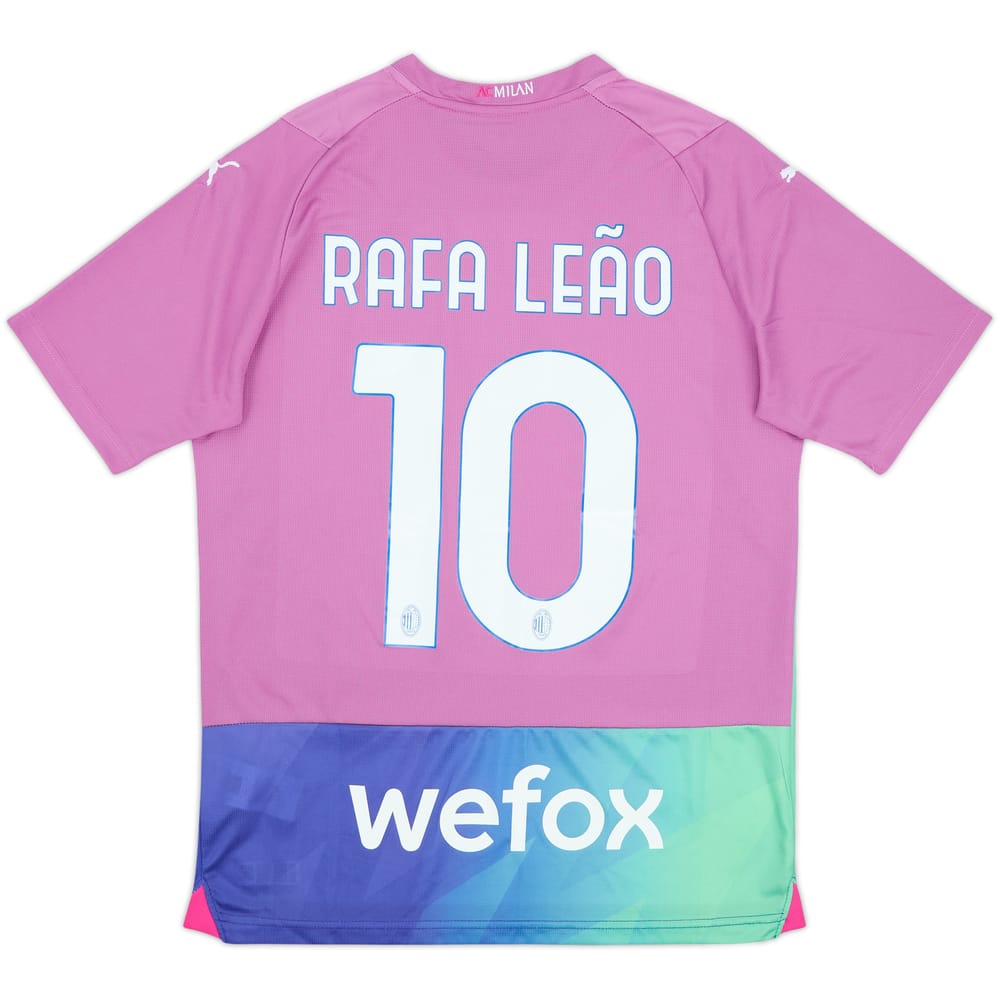 2023-24 AC Milan Third Shirt Rafa Leao #10 - 9/10 - (M)