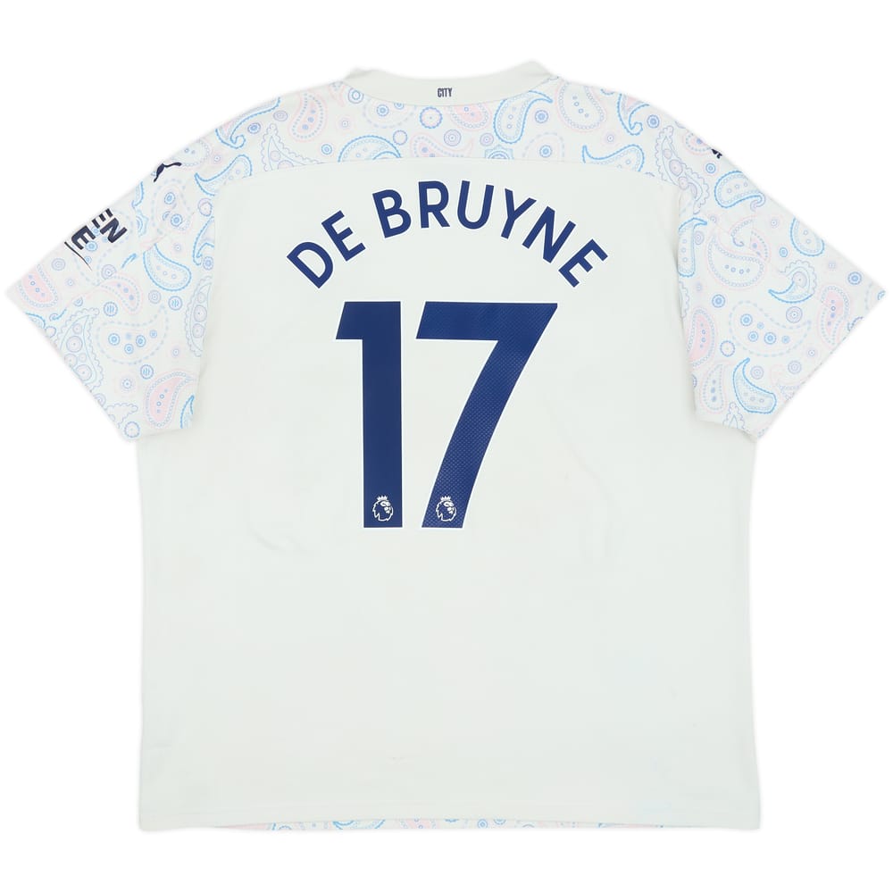 2020-21 Manchester City Third Shirt De Bruyne #17 - 6/10 - (XXL)