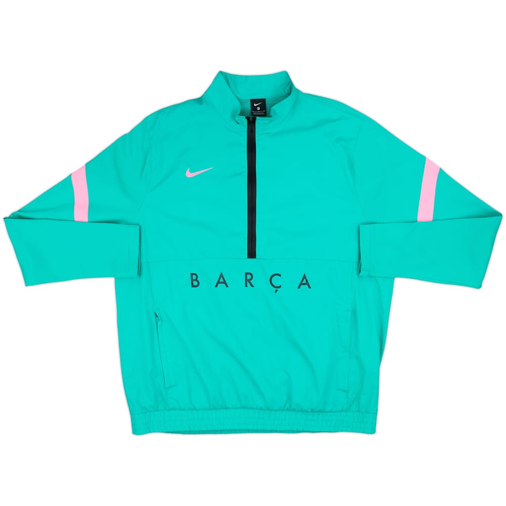 2020-21 Barcelona Nike 1/4 Zip Drill Top - 8/10 - (XL)