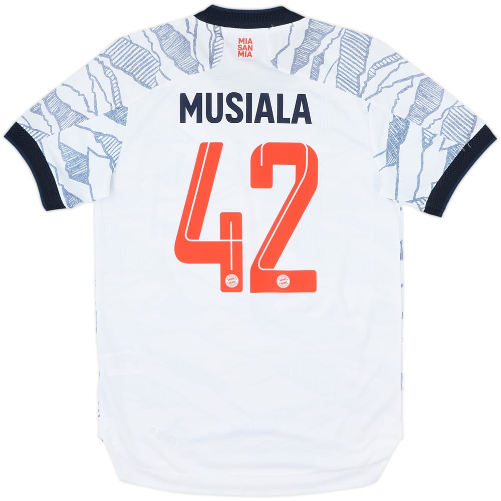 2021-22 Bayern Munich Authentic Third Shirt Musiala #42 - 8/10 - (S)