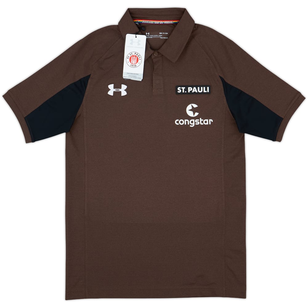 2018-19 St Pauli Under Armour Polo Shirt (S)