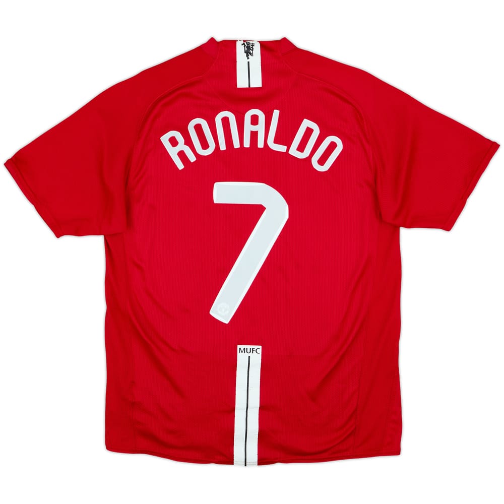 2007-09 Manchester United Home Shirt Ronaldo #7 - 6/10 - (M)