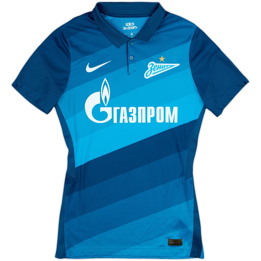 2020-21 Zenit St. Petersburg Player Issue Home Shirt - 8/10 - (S)