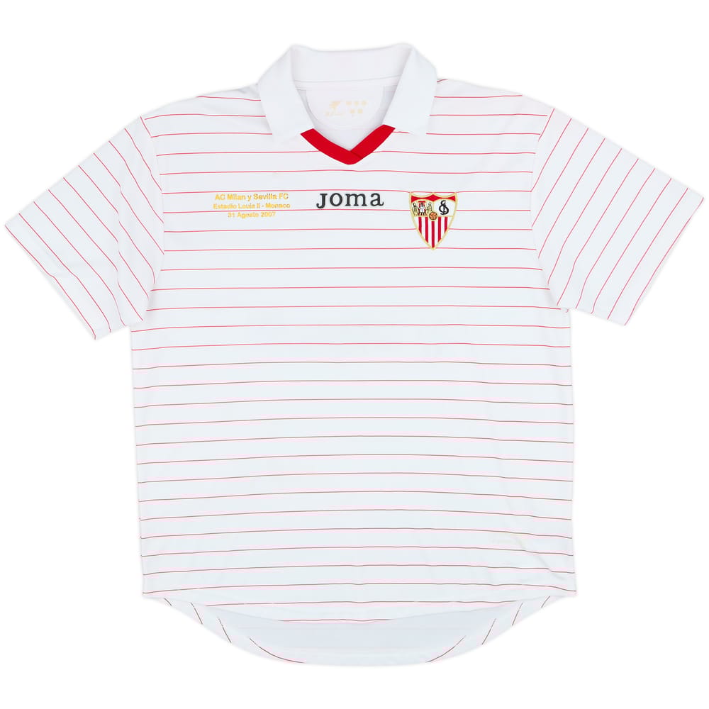 2007-08 Sevilla UEFA Super Cup Home Shirt - 5/10 - (L)