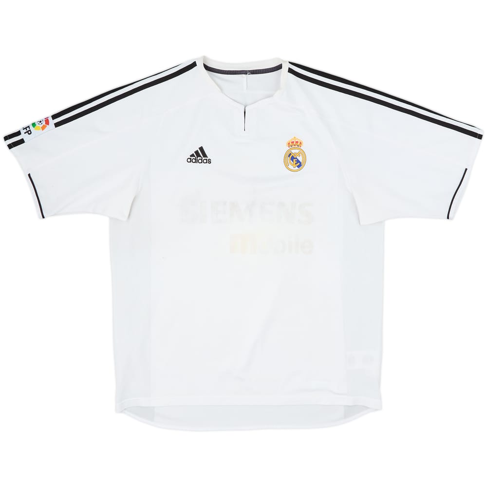 2003-04 Real Madrid Home Shirt - 4/10 - (L)
