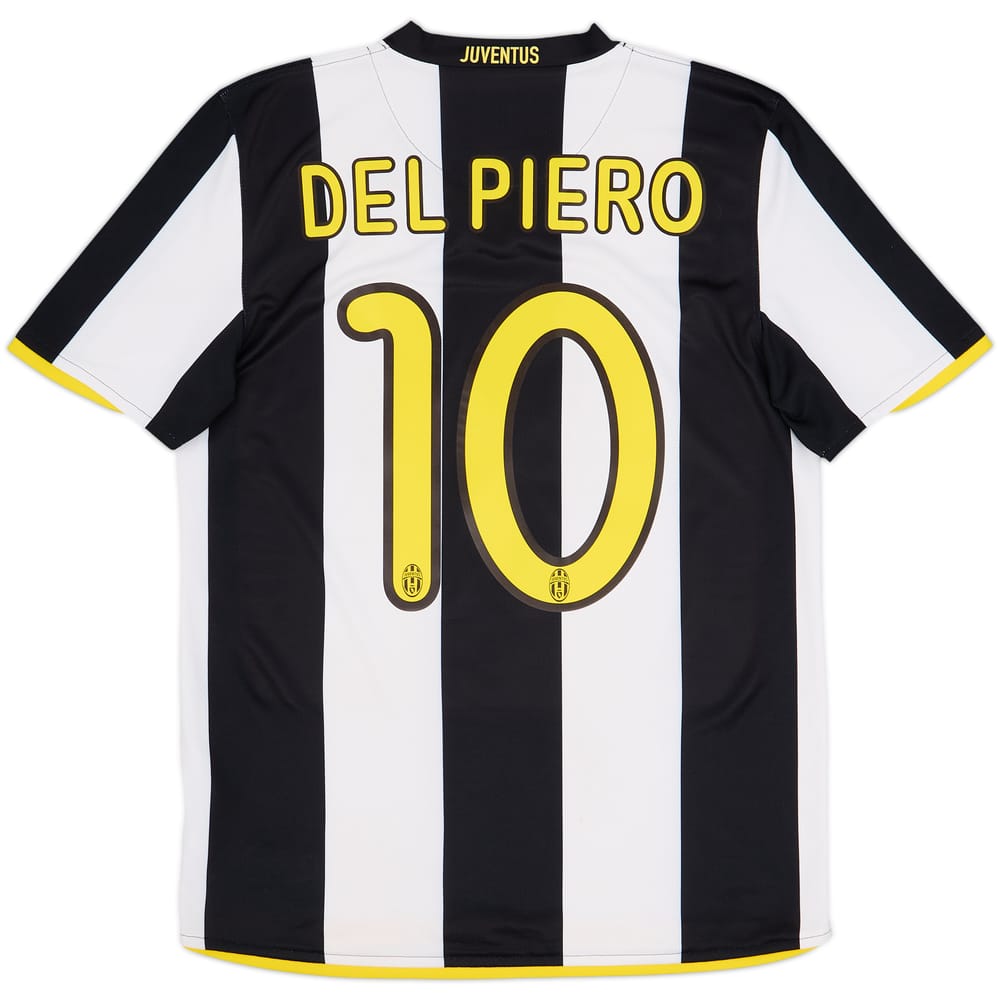2008-09 Juventus Home Shirt Del Piero #10 - 6/10 - (S)