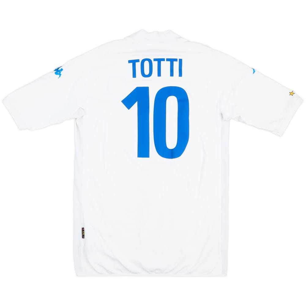 2002 Italy Away Shirt Totti #10 - 8/10 - (XXL)