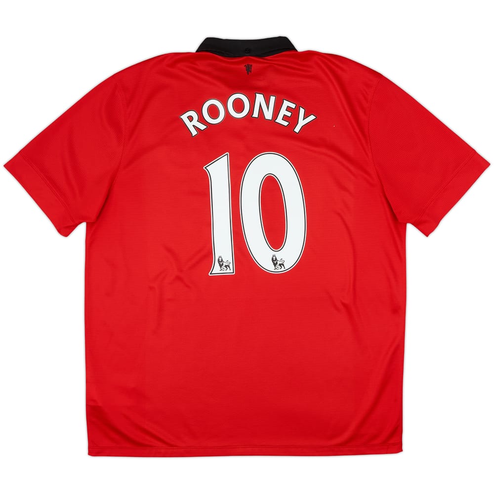 2013-14 Manchester United Home Shirt Rooney #10 - 6/10 - (XL)